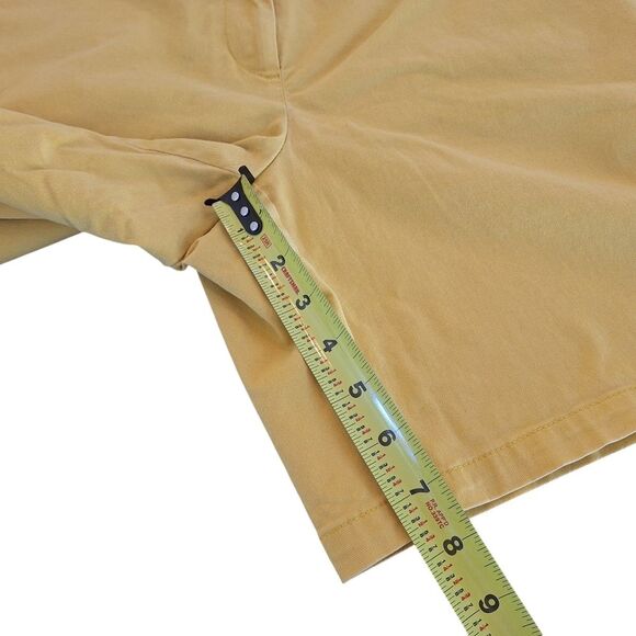 Ann Taylor LOFT Riviera Shorts Cotton Twill Stretch Mustard Yellow 8" inseam 8 - Picture 12 of 12